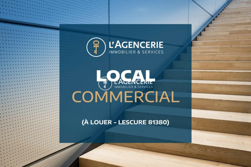 Local professionnel à louer – 265 m² divisibles – Stationnement facile