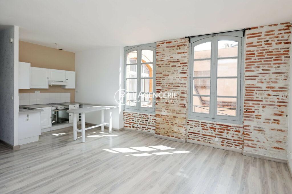 Centre-ville appartement T3 lumineux
