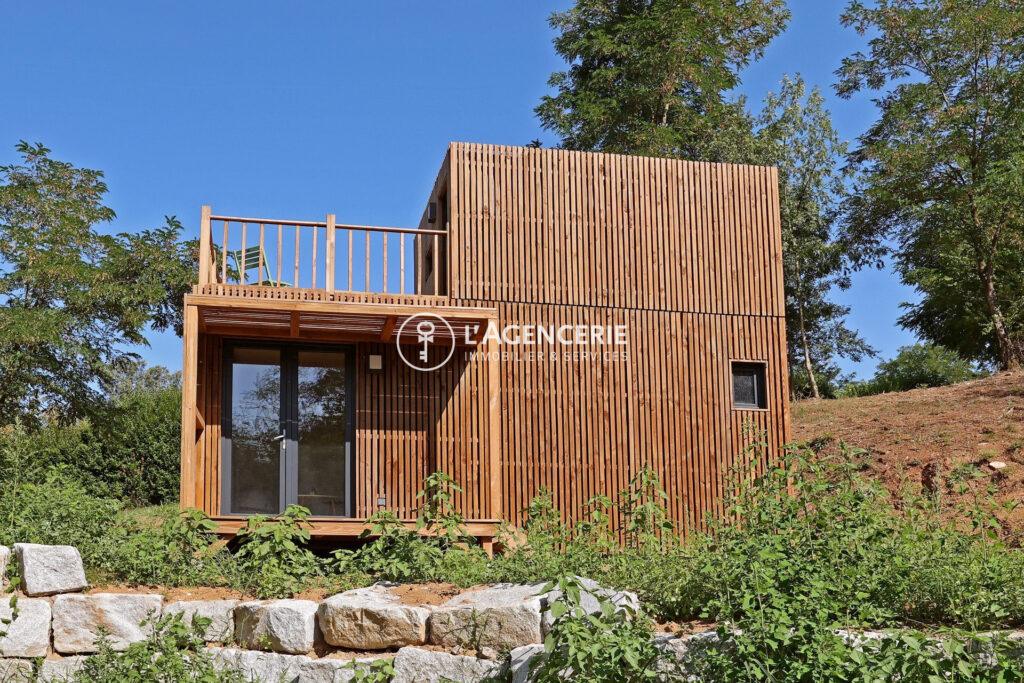 Chalet meublé 27 m² avec parking et vue cathédrâle