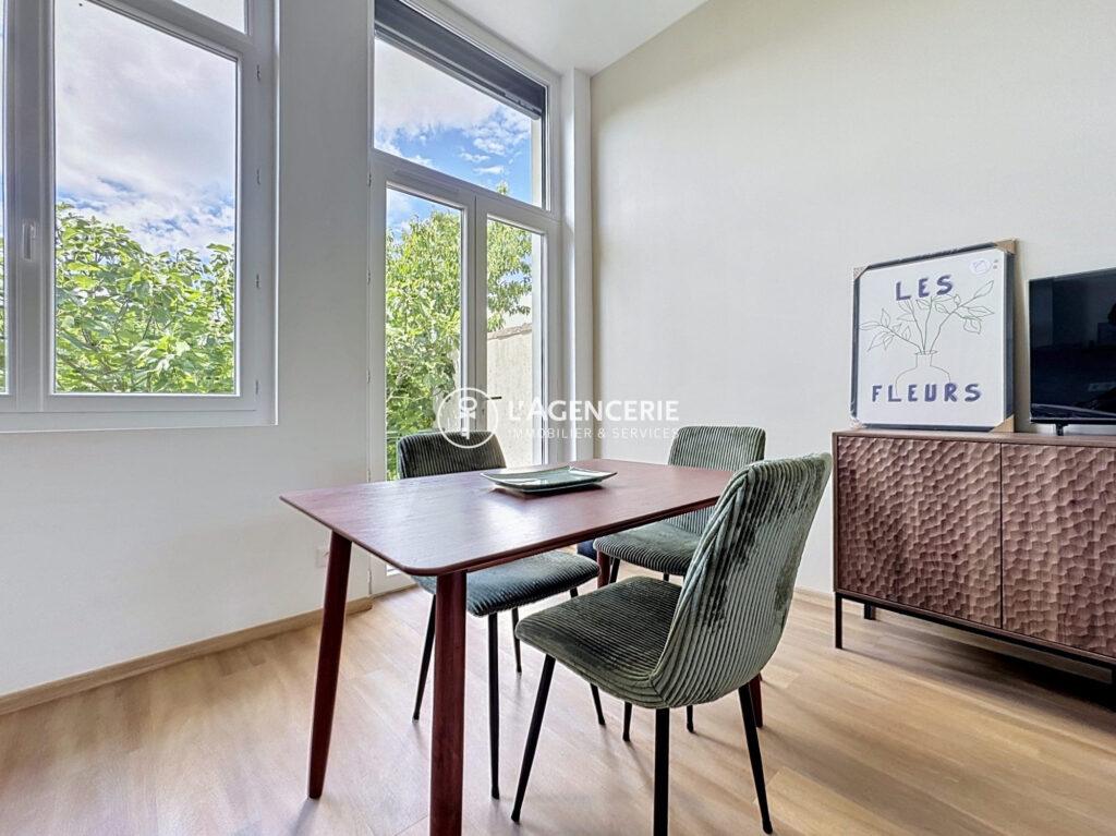 Appartement T2 neuf meublé avec balcon et buanderie