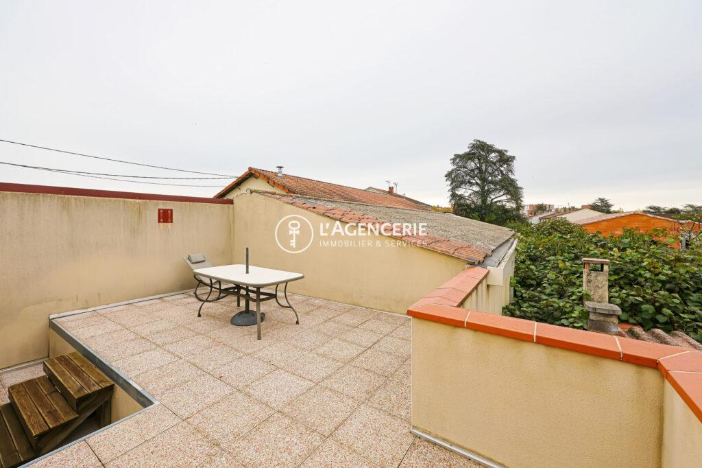 Appartement 60m² au sol avec terrasse