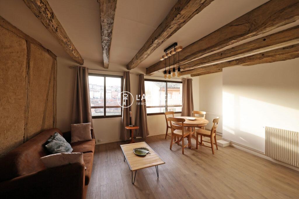 Appartement T2 meublé – Vue sur le Tarn